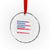 B2 Spirit Crystal Glass Ornament B-2 Stealth Bomber Aircraft American Flag Patriotic TS10 Transparent Glass 3'' Circle Print Your Wear