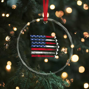 B2 Spirit Crystal Glass Ornament B-2 Stealth Bomber Aircraft American Flag Patriotic TS10 Print Your Wear