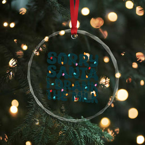 Baby Crystal Glass Ornament Sorry Santa I Drank The Milk Xmas Lights Toddler TS10 Print Your Wear