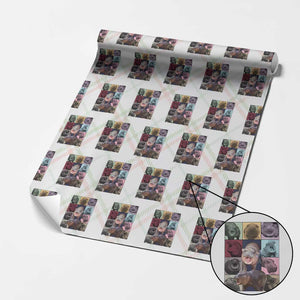 Baby Hippo Moo Deng Tour Wrapping Paper Roll Bouncy Cute Pygmy Hippopotamus TS02 Christmas Plaid Print Your Wear