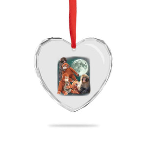 Baby Monkey Punch Heart Crystal Glass Ornament Three Punch Moon Orange Toy TS11 Print Your Wear
