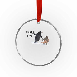 Baby Monkey Punch Viral Trend Crystal Glass Ornament Hold On TS14 Print Your Wear