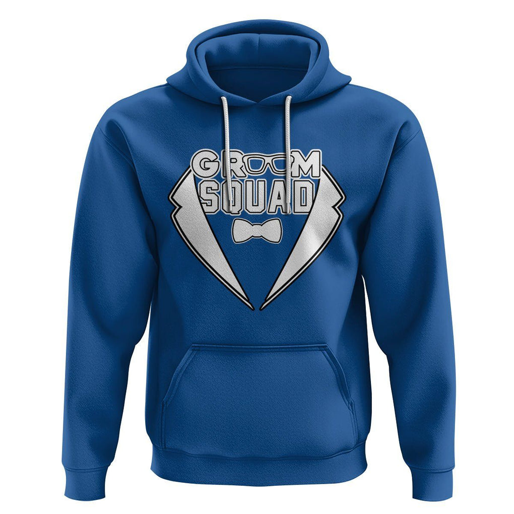 Bachelor Party Hoodie Groom Squad TS02 Royal Blue Printyourwear