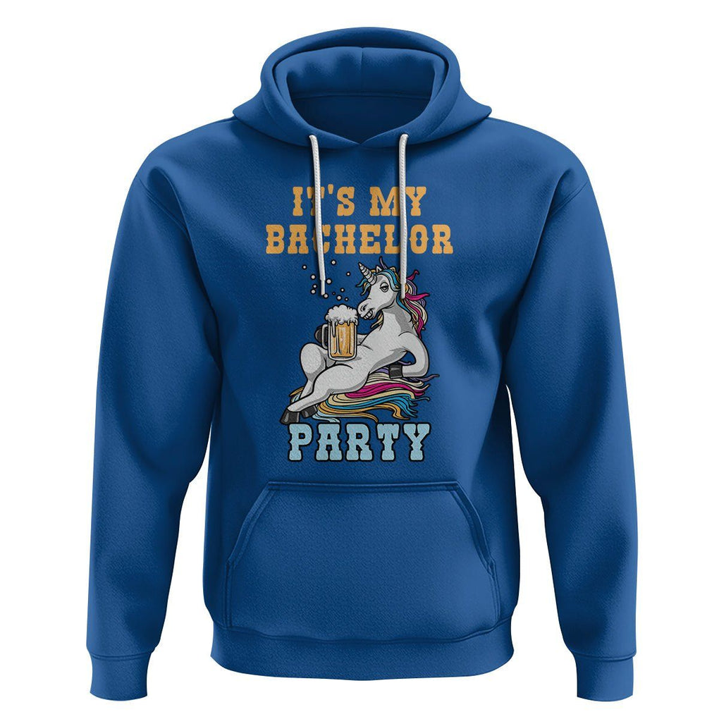 Bachelor Party Hoodie It's My Bachelor Party TS02 Royal Blue Printyourwear