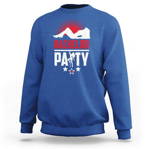 Bachelor Party Sweatshirt Bachelor Party TS02 Royal Blue Printyourwear