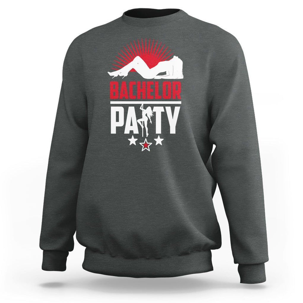 Bachelor Party Sweatshirt Bachelor Party TS02 Dark Heather Printyourwear
