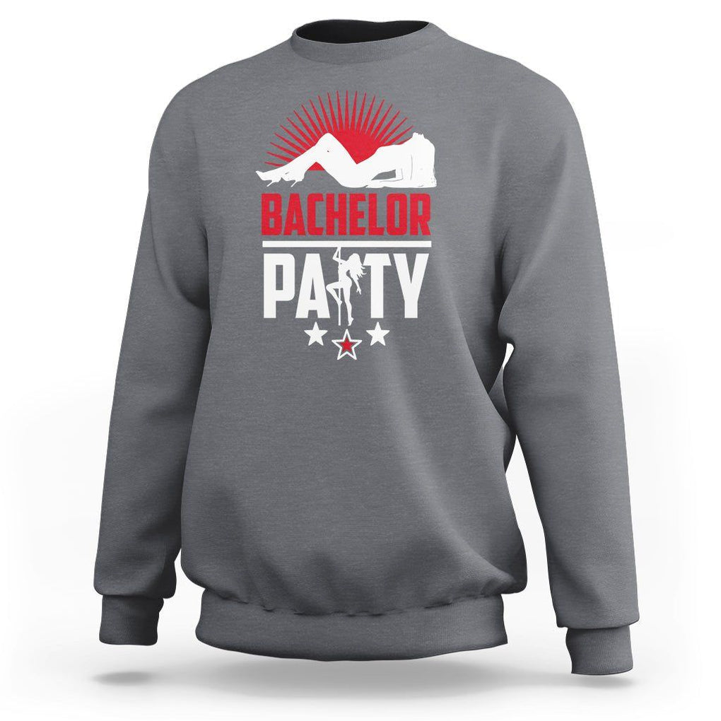 Bachelor Party Sweatshirt Bachelor Party TS02 Charcoal Printyourwear