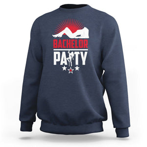Bachelor Party Sweatshirt Bachelor Party TS02 Navy Printyourwear