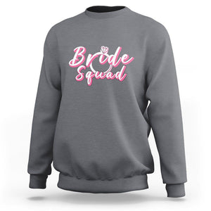 Bachelor Party Sweatshirt Bride Squad TS02 Charcoal Printyourwear
