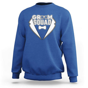 Bachelor Party Sweatshirt Groom Squad TS02 Royal Blue Printyourwear