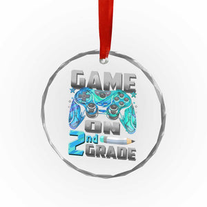 Back to School 2nd Grade Gamer Crystal Glass Ornament Boys Kids Back To School First Day TS10 Print Your Wear