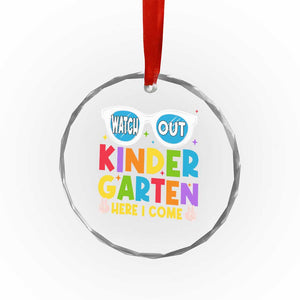 Back to School Kinder Crystal Glass Ornament Funny Kindergarten Teacher Team TS10 Print Your Wear