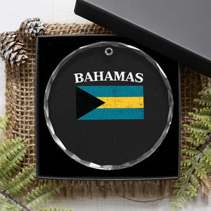 Bahamas Flag Crystal Glass Ornament Retro Vintage Bahamian Gifts TS10 Print Your Wear