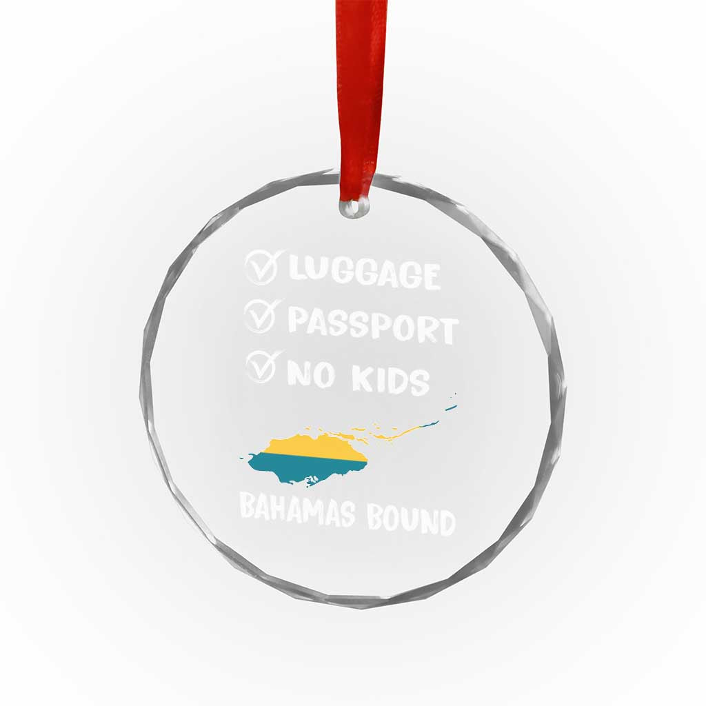 Bahamas Vacation Crystal Glass Ornament Funny Tropical Island Summer Travel TS10 Print Your Wear