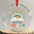 Ban The Fascists Save The Books Crystal Glass Ornament Funny Book Lovers Librarian Book Nerd TS10 Transparent Glass 3'' Circle Print Your Wear