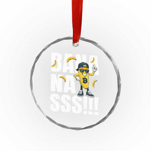 Banana Lovers Crystal Glass Ornament Funny Bananas Vintage Style TS10 Print Your Wear