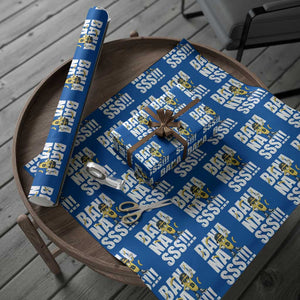 Banana Lovers Wrapping Paper Roll Funny Bananas Vintage Style TS10 Blue Print Your Wear