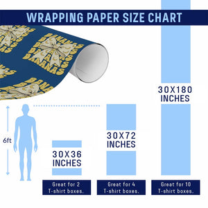 Bananas Coquette Bow Wrapping Paper Roll Retro Banana Lovers Women Girls Kids TS10 Print Your Wear