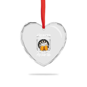 Bar Tab Darts Player Gift Heart Crystal Glass Ornament Winning Money To Cover My Bar Tab TS12 Print Your Wear