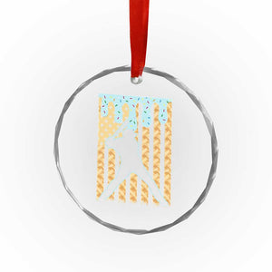 Baseball Drip Crystal Glass Ornament Dripping Ice Cream Sprinkles American Flag Boys TS10 Print Your Wear