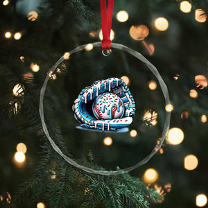 Baseball Drip Sprinkles Ice Cream Crystal Glass Ornament Ball and Glove Dripping TS02 Print Your Wear