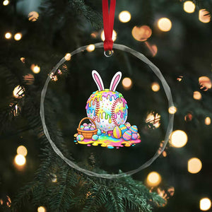Baseball Easter Drip Ice Cream Sprinkles Egg Gift Crystal Glass Ornament TS14 Print Your Wear
