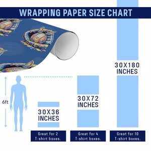 Baseball Easter Wrapping Paper Roll Drip Ice Cream Sprinkles Baseball Glove TS14 Print Your Wear