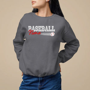 Baseball Mom Sweatshirt I'm Not Yelling This is My Baseball Nana Voice TS09 Charcoal Printyourwear