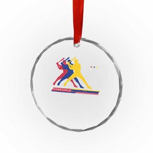 Baseball Venezuela Sport Fan Venezuelan Flag Batter Player Crystal Glass Ornament TS11 Print Your Wear