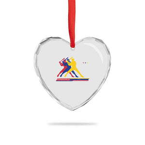 Baseball Venezuela Sport Fan Venezuelan Flag Batter Player Heart Crystal Glass Ornament TS11 Print Your Wear
