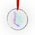 Basketball Girl Crystal Glass Ornament Player Slam Dunk Teens Girls TS10 Transparent Glass 3'' Circle Print Your Wear