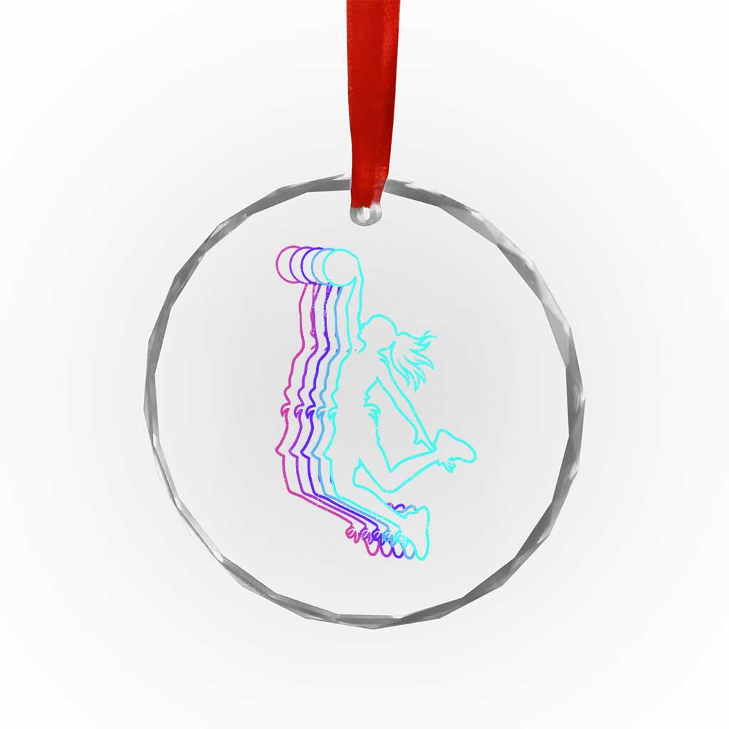 Basketball Girl Crystal Glass Ornament Player Slam Dunk Teens Girls TS10 Print Your Wear