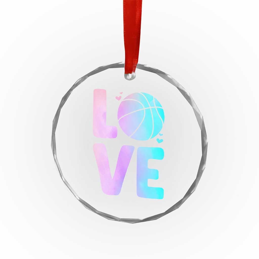 Basketball Lovers Crystal Glass Ornament Basketball Mom Sports Fan TS10 Print Your Wear