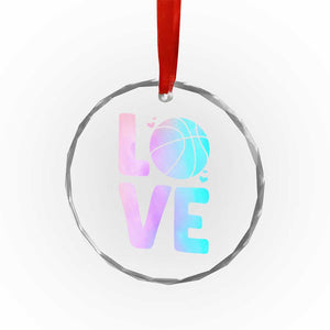 Basketball Lovers Crystal Glass Ornament Basketball Mom Sports Fan TS10 Print Your Wear