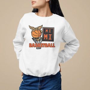 Basketball Mimi Bandana Leopard Mother's Day Sweatshirt TS09 White Printyourwear