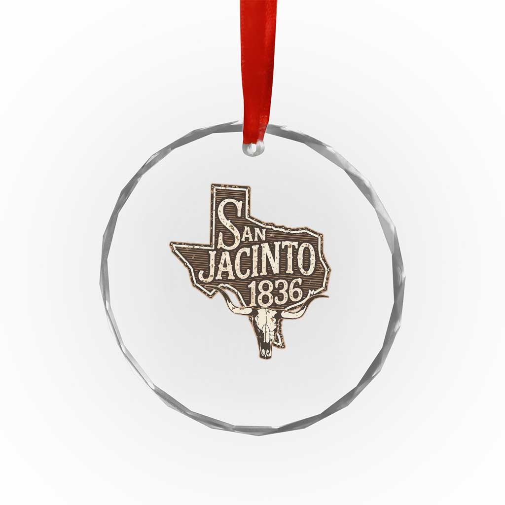 Battle of San Jacinto 1836 Texas History Independence Day Crystal Glass Ornament TS11 Print Your Wear