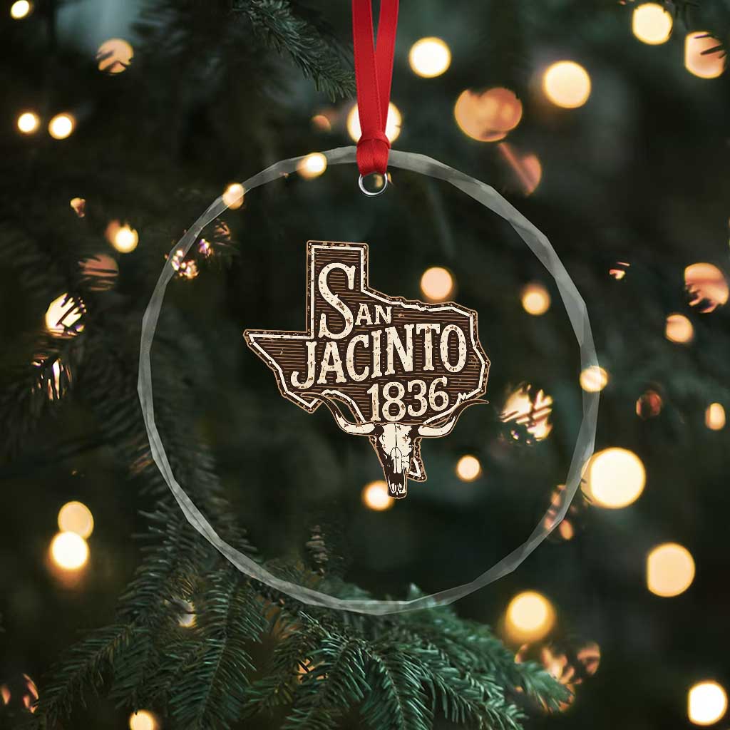Battle of San Jacinto 1836 Texas History Independence Day Crystal Glass Ornament TS11 Print Your Wear