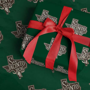 Battle of San Jacinto 1836 Texas History Independence Day Wrapping Paper Roll TS11 Green Print Your Wear