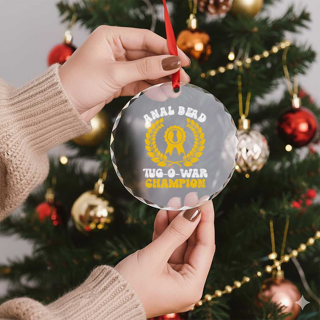 Bead Tug O War Champion Crystal Glass Ornament Funny Sarcastic Saying Weird Gag Gift TS10 Print Your Wear
