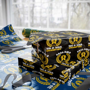 Bead Tug O War Champion Wrapping Paper Roll Funny Sarcastic Saying Weird Gag Gift TS10 Black Print Your Wear