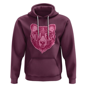 Bear Mom Era Hoodie Mother's Day Cool Mom Club Pink Mama TS02 Maroon Printyourwear