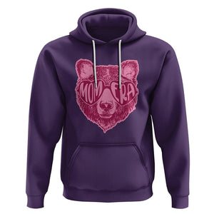 Bear Mom Era Hoodie Mother's Day Cool Mom Club Pink Mama TS02 Purple Printyourwear