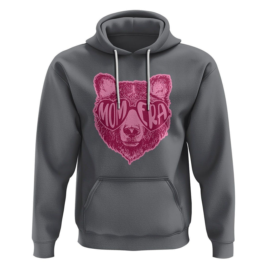 Bear Mom Era Hoodie Mother's Day Cool Mom Club Pink Mama TS02 Charcoal Printyourwear