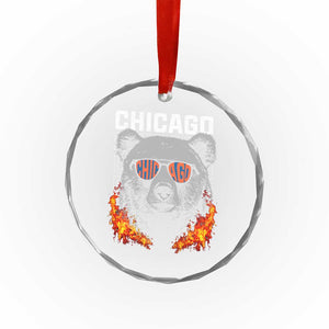 Bears Mascot Crystal Glass Ornament Vintage Retro Chicago - Print Your Wear