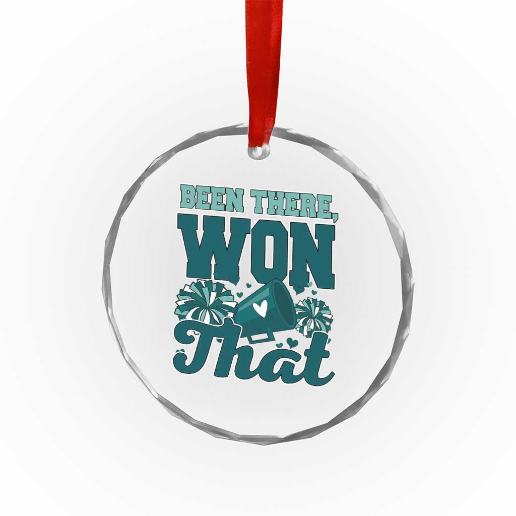Been There Won That Cheer Spirit Crystal Glass Ornament Game Day Champions Sport Fans TS02 Print Your Wear