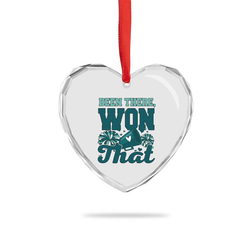 Been There Won That Cheer Spirit Heart Crystal Glass Ornament Game Day Champions Sport Fans TS02 Print Your Wear