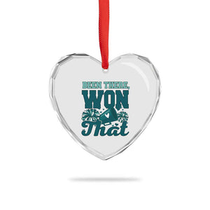 Been There Won That Cheer Spirit Heart Crystal Glass Ornament Game Day Champions Sport Fans TS02 Print Your Wear