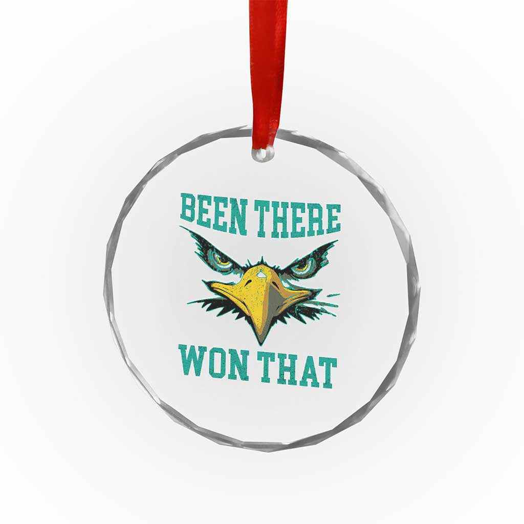 Been There Won That Crystal Glass Ornament Fierce Eagle Eyes TS02 Print Your Wear