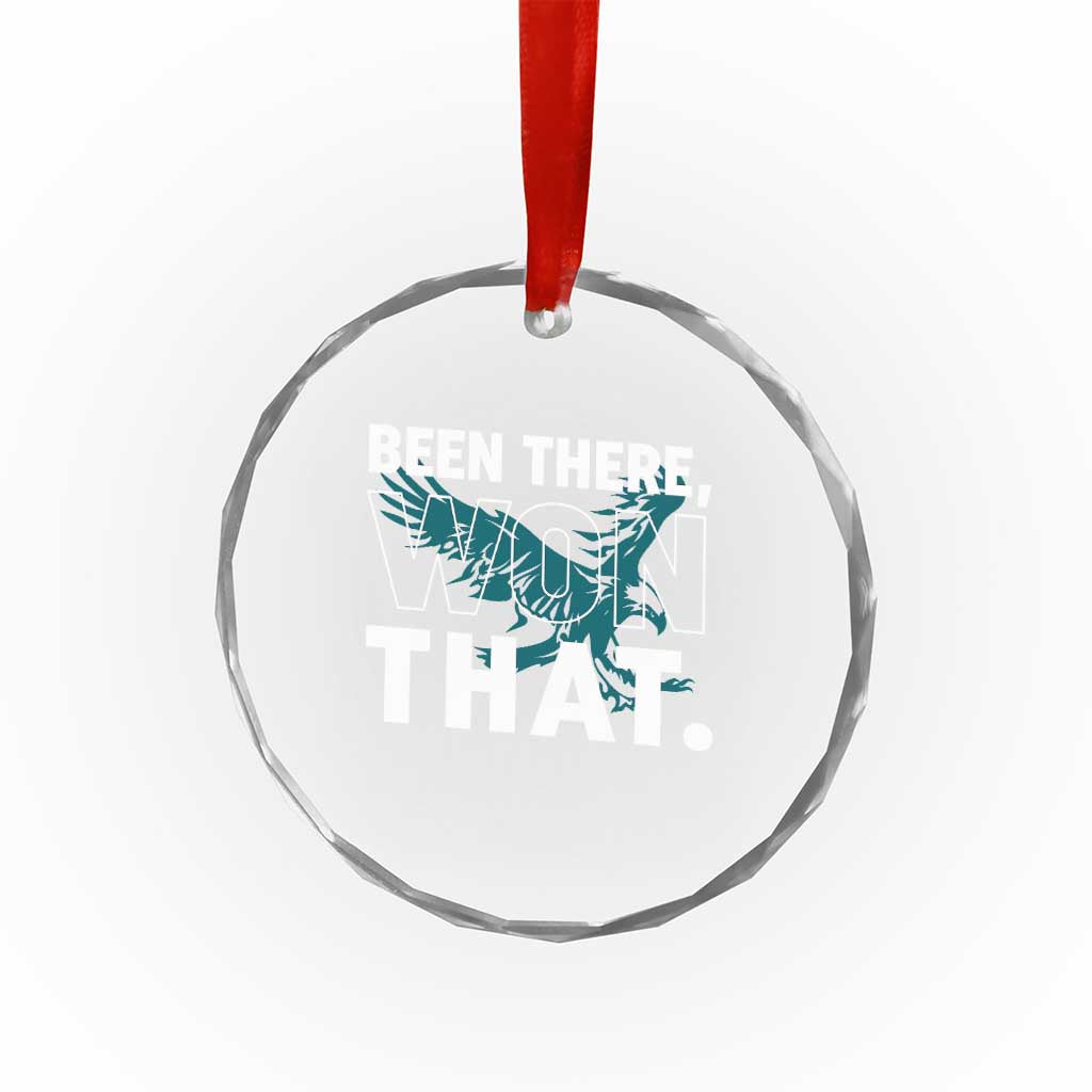 Been There Won That Crystal Glass Ornament Game Day Champions Sport Fans TS02 Print Your Wear