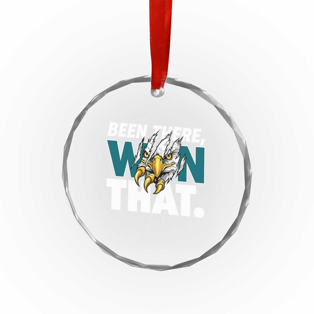 Been There Won That Fierce Eagle Crystal Glass Ornament Game Day Champions Sport Fans TS02 Print Your Wear